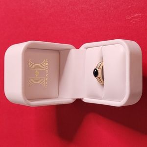 Gold Child-Size Ring with Oval Lapis Lazuli Stone